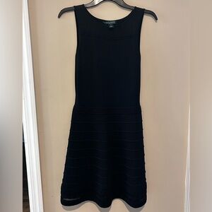 Lauren Ralph Lauren Black Sleeveless Mini Dress